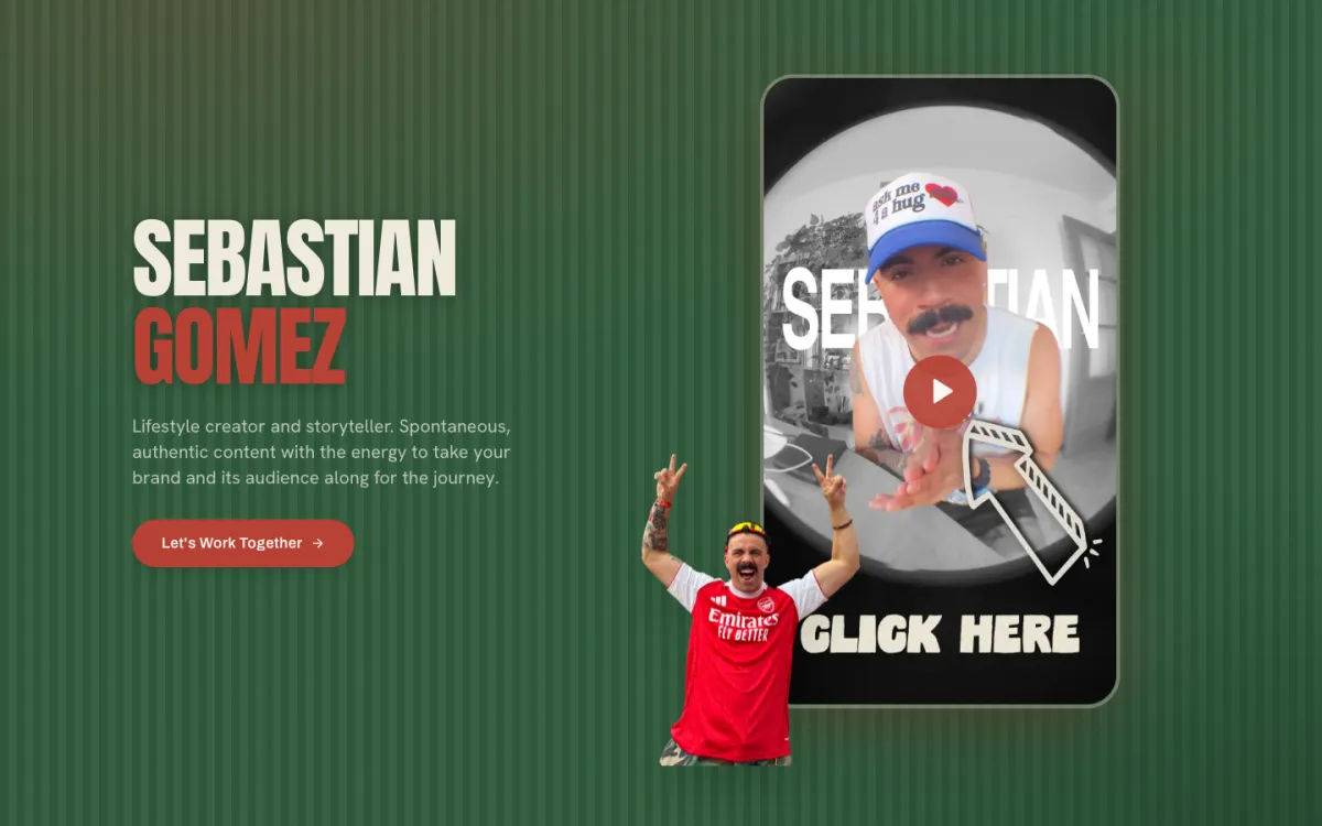 Portfolioseite Sebastian Gomez